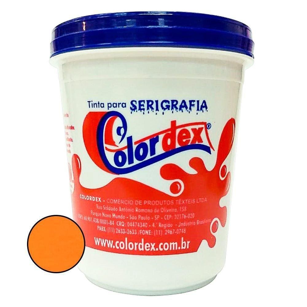 Pigmento Colordex para Tintas de Serigrafia a Base D`água - Laranja - 1 Litro