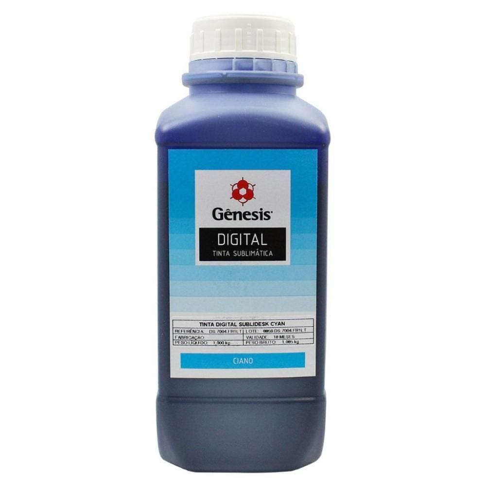 Tinta Sublimática Gênesis Para Sublimação Ciano