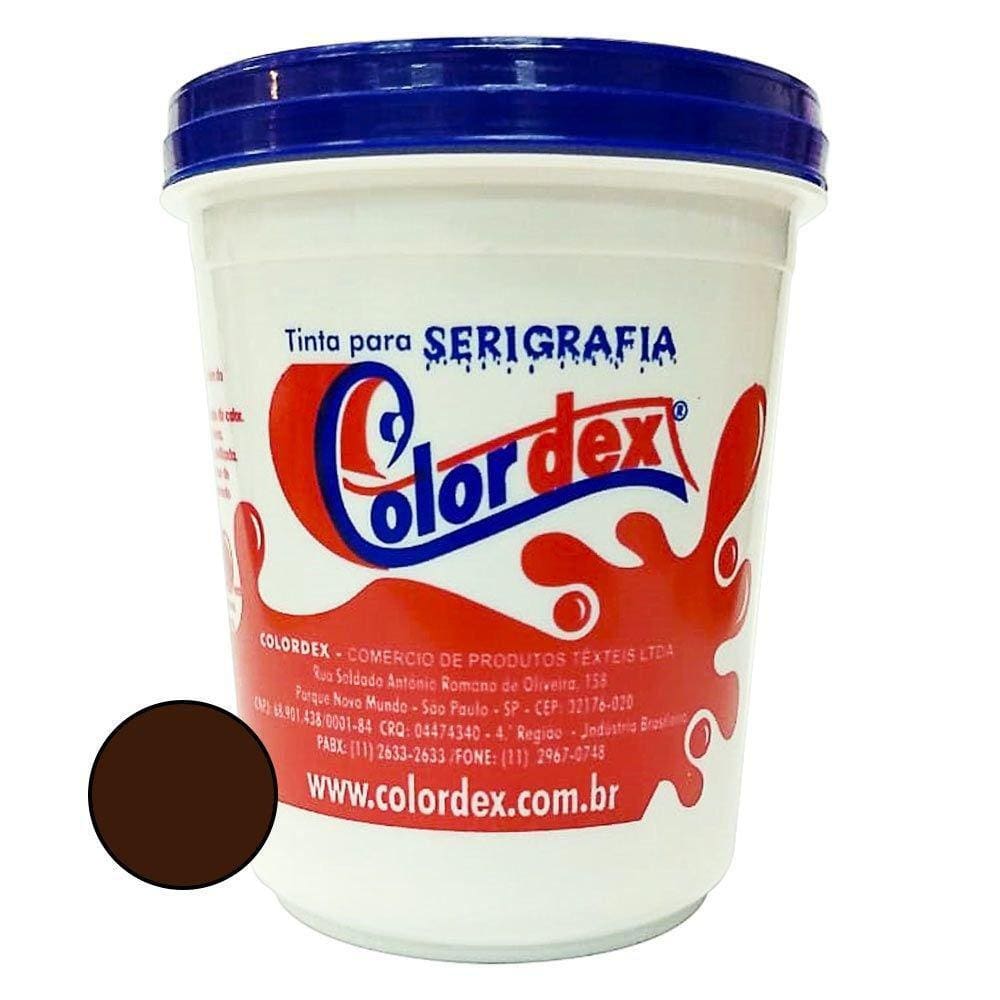 Pigmento Colordex para Tintas de Serigrafia a Base D`água - Castanho Escuro (250ml)