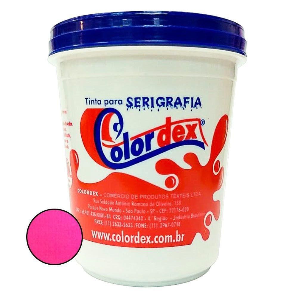 Pigmento Colordex para Tintas de Serigrafia a Base D`água - Rosa Flúor - 1 Litro