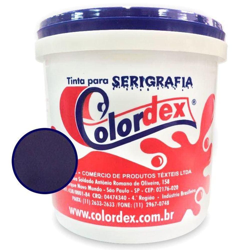 Tinta para Serigrafia Colordex Plastcolor Azul Marinho (900ml)