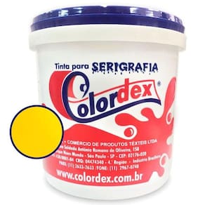 Tinta para Serigrafia Colordex Hidrocolor Mix Amarelo Ouro (900ml)