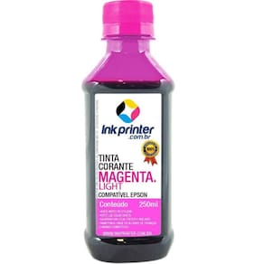 Tinta Corante InkPrinter Magenta Light para Impressora Epson (250ml)