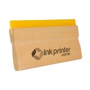 Rodo com Tira de Poliuretano Amarelo para Serigrafia 70SH (25cm)