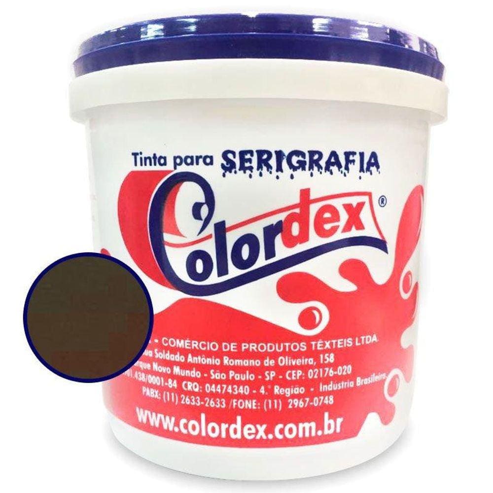 Tinta para Serigrafia Colordex Hidrocolor Mix Castanho Escuro (900ml)