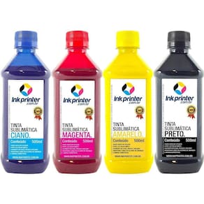 Tinta Sublimática InkPrinter Para Sublimação (4x500ml)