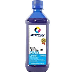 Tinta Sublimática InkPrinter Ciano Para Sublimação (500ml)