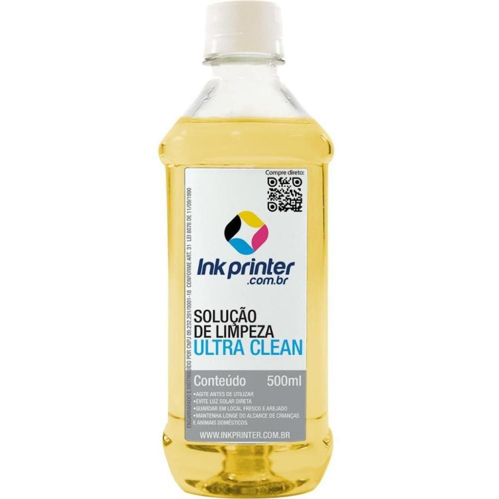Solução para Desentupimento de Cartucho de Tinta e Cabeça de Impressão (500ml)