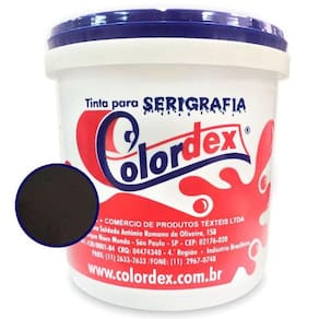 Tinta para Serigrafia Colordex Plastcolor Preto (900ml)