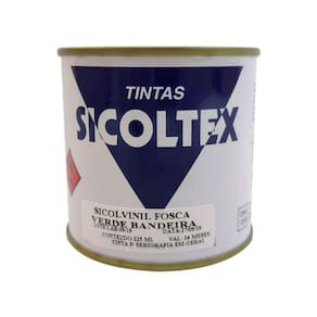 Tinta Vinílica Fosca para Serigrafia Sicoltex Sicolvinil Verde Bandeira (225ml)