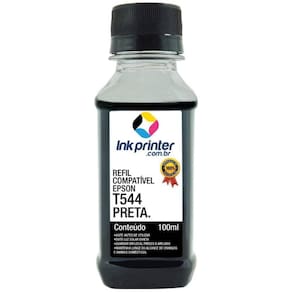 Tinta para Epson L3110 - Preto - Compatível Ink Printer (T544 - 100ml)