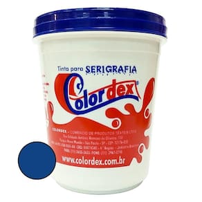 Pigmento Colordex para Tintas de Serigrafia a Base D`água - Azul Royal (250ml)