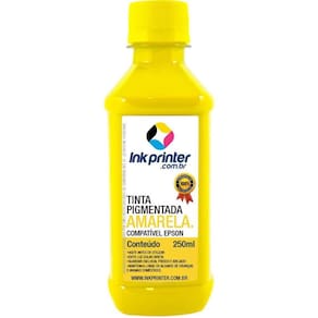 Tinta InkPrinter Amarela Pigmentada para Impressora Epson (250ml)