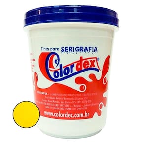 Pigmento Colordex para Tintas de Serigrafia a Base D`água - Amarelo Ouro (250ml)