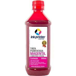 Tinta inkPrinter Magenta Pigmentada para Impressora Epson (500ml)