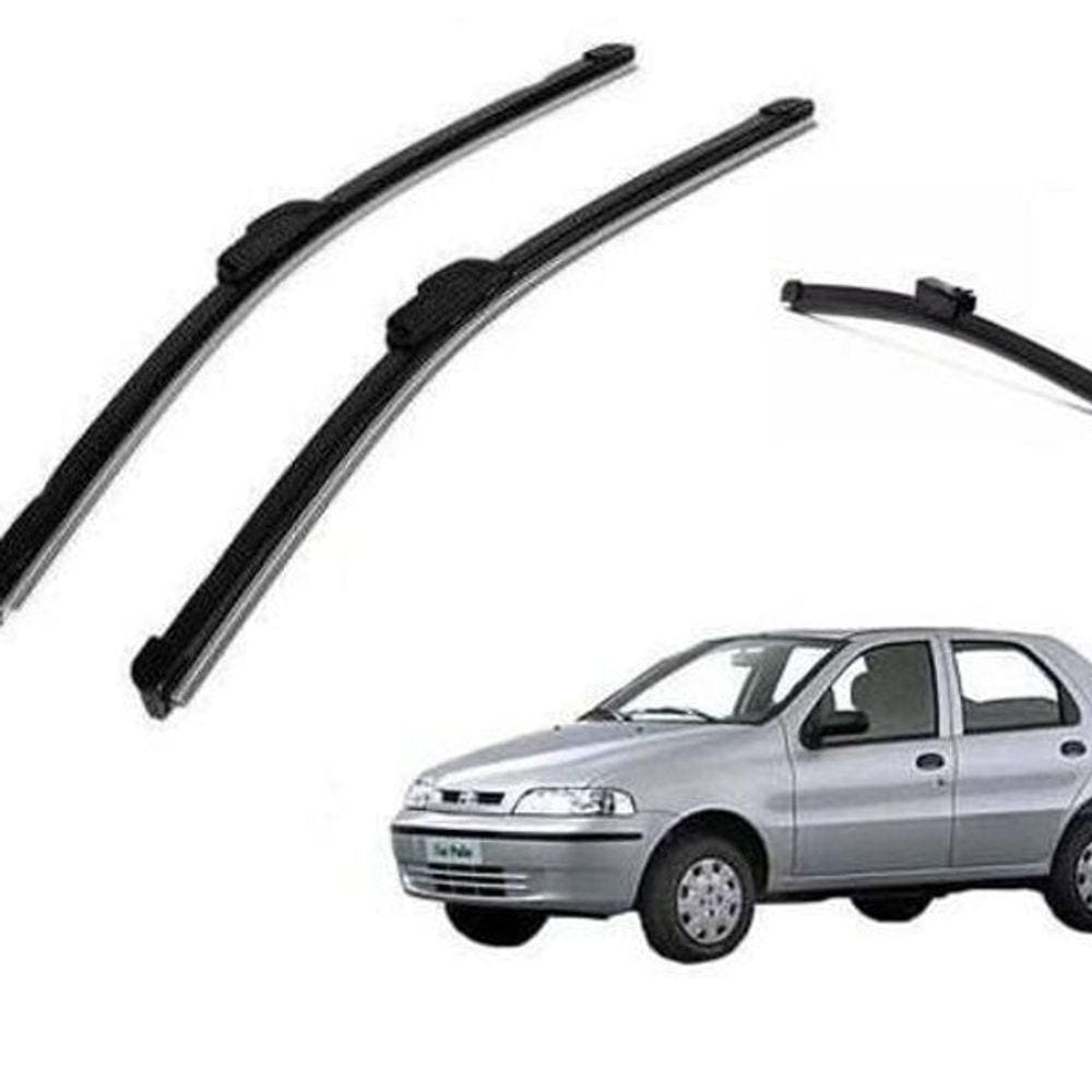 Kit Palheta Limpador Para-Brisa Fiat Pálio G2 2001 À 2007