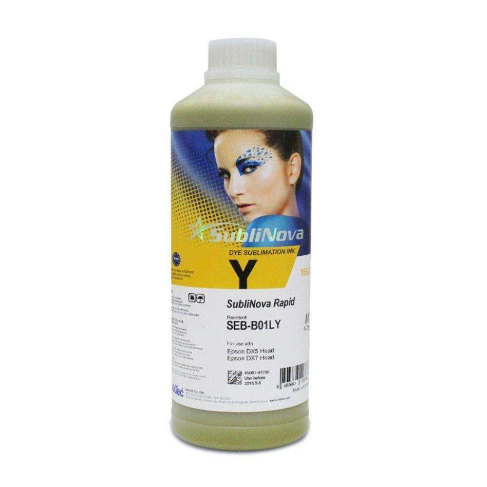 Tinta Sublimática Inktec Sublinova Amarelo (Litro)