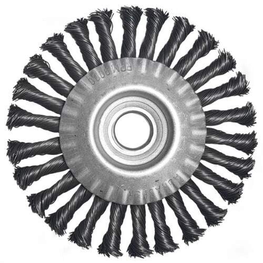 Escova Aço Circular Trançada - 6´´ x 1/2´´