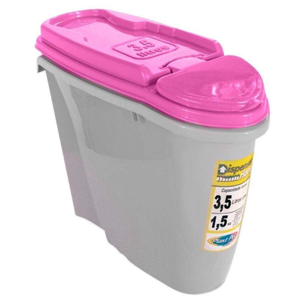 Porta Ração Dispenser Home 3,5L Plast Pet