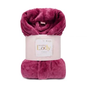 Roupão Adulto Feminino Appel Lady Microfibra Flannel