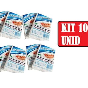 Kit 10 Pcts Plástico Para Hot Dog Doguinho 15X10Cm C 100Un