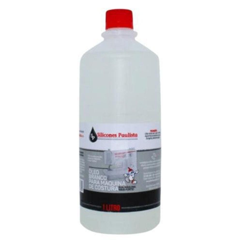 Óleo Branco Para Máquina De Costura 1L - Silicone Paulista