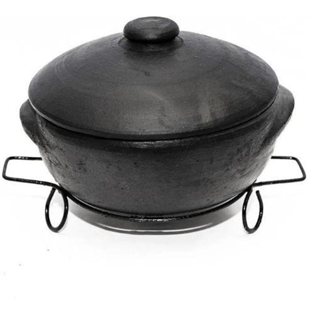 Panela De Barro Capixaba 5L Com Suporte