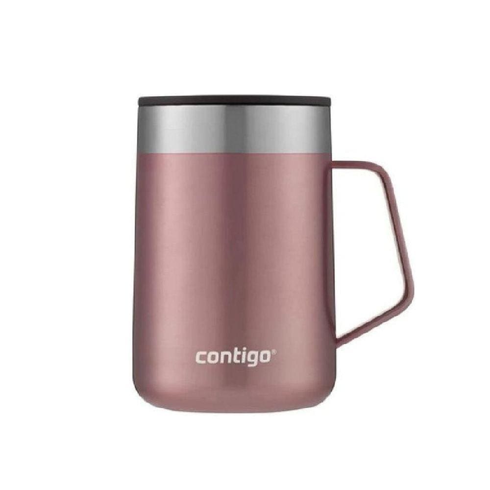 Caneca Térmica com Parede Dupla em Inox 414ml Rose - Contigo