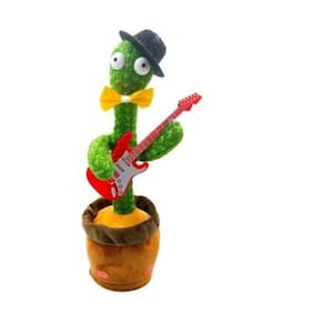Cacto Dançante Falante Toca Música Repete A Fala Brinquedo