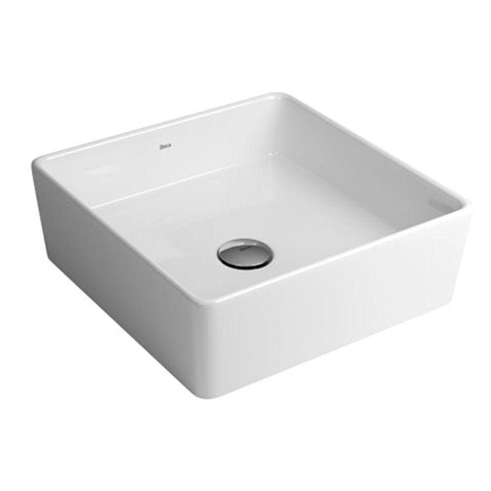 Cuba de Apoio de Mesa para Banheiro Quadrada L108 Branco - Deca