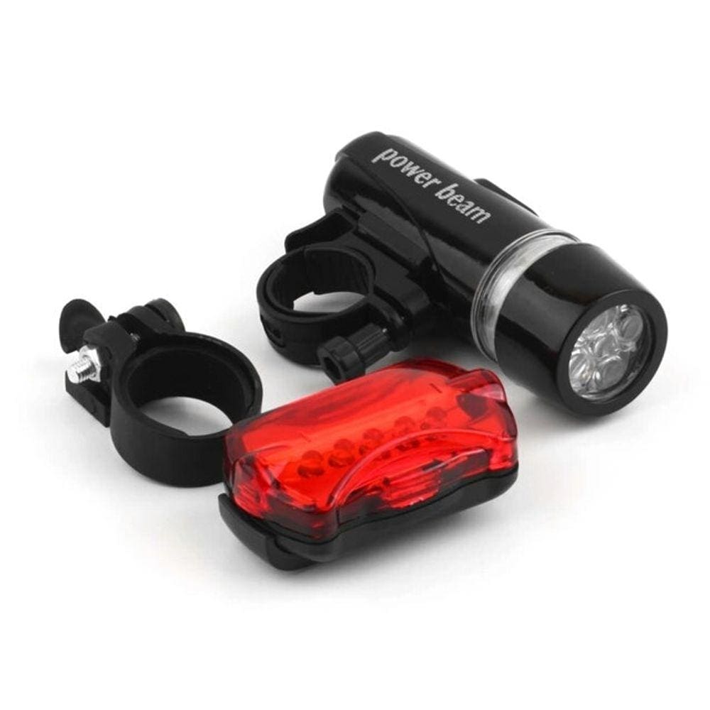 Lanterna E Farol Para Bicicleta