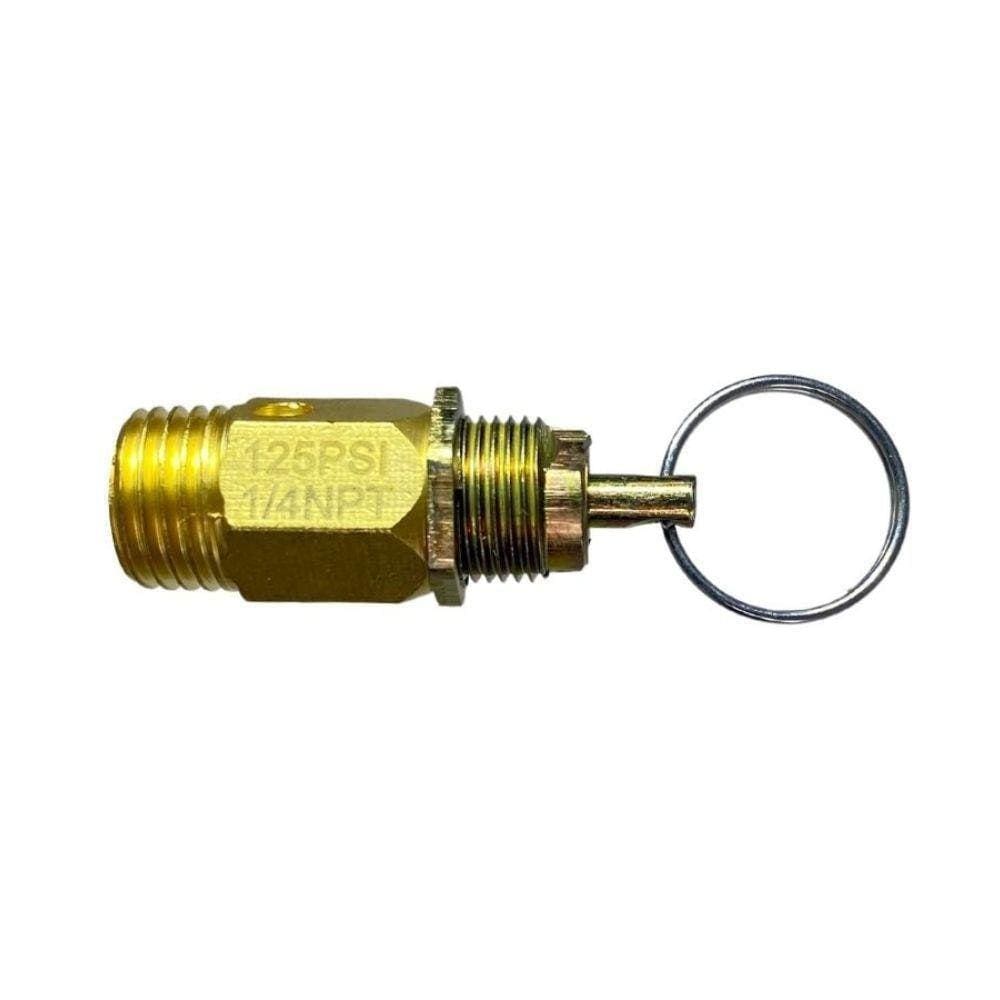 Válvula De Segurança Pressão 125 Psi Pequena 1/4 Npt