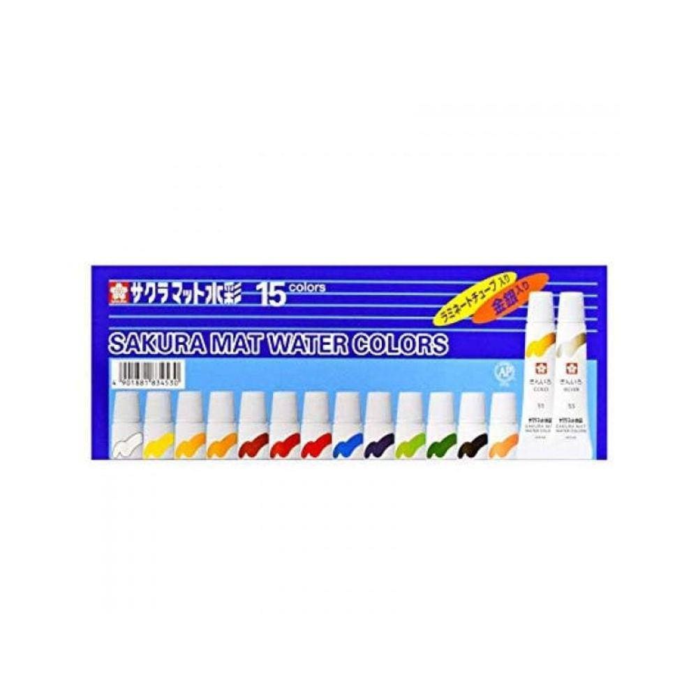 Aquarela Sakura 15 Cores Bisnaga