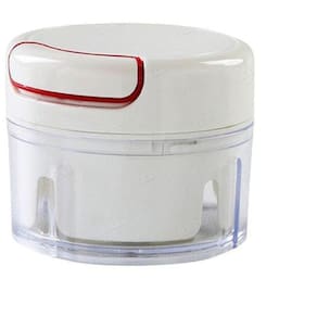Mini Multiprocessador Triturador Manual 2 Lâminas Inox Alho