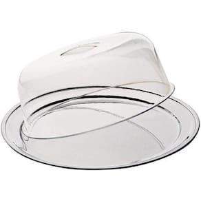Boleira Inox Conjunto Porta Bolo Com Tampa 31Cm - Clink