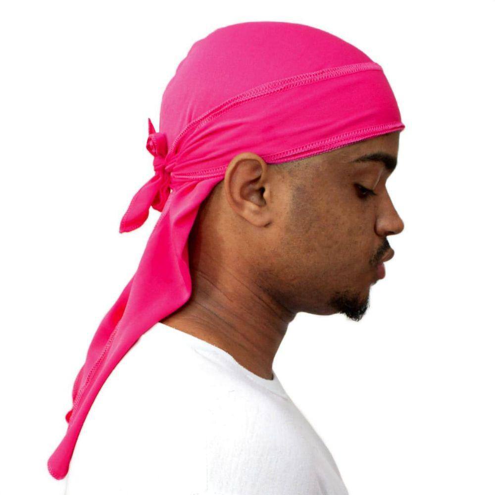 Durag Lenço Para Waves Preta Bandana Estilo Hip Hop