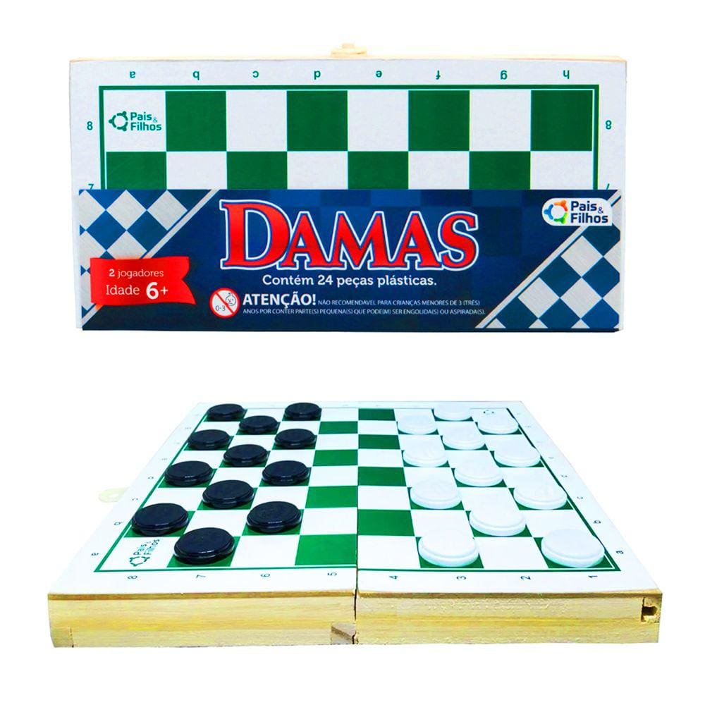 Jogo de Mesa 6x1 Madeira mdf - Damas, Trilha, Xadrez no Shoptime