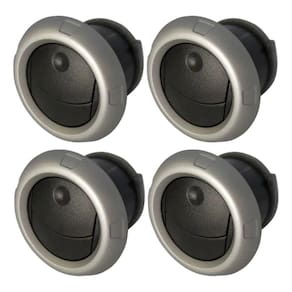 Kit Difusor Ar Central Lateral Fiesta Rocan Prata (4un) Prata