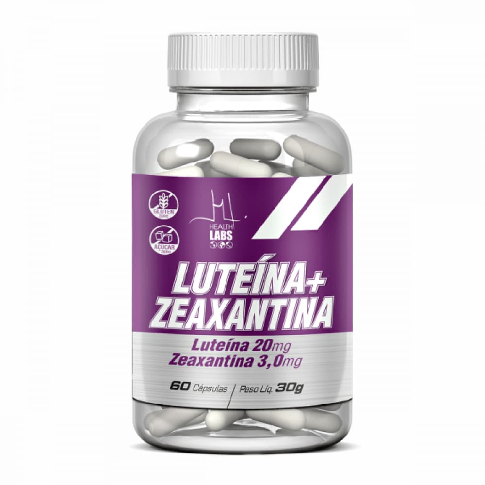 Luteina + zeaxantina - 60 capsulas - health labs