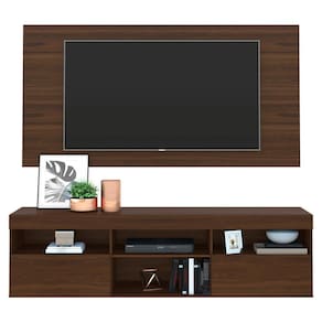 Rack com Painel para TV até 65" Multimóveis Flórida FG3059 Madeirado