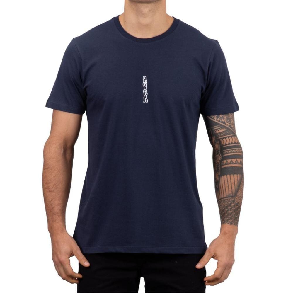 Camiseta RVCA Waves Masculina Azul Marinho