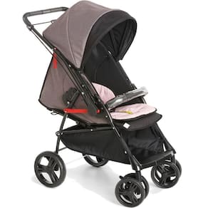 Carrinho de Bebe Passeio Galzerano Maranello Rosa Preto