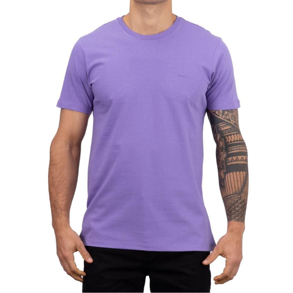 Camiseta RVCA Small RVCA Masculina Roxo