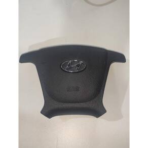 Capa Tampa do Airbag Volante Santa Fe 2007 2008 2009 2010 2011 2012 2013 Buzina Motorista