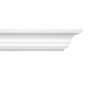 Roda Teto Perfil de Poliestireno AS HomEstar - caixa com 6 m - Branco