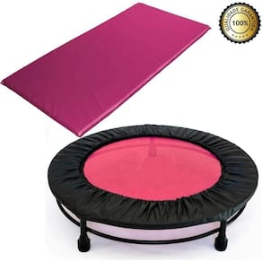 Jump Rosa Profissional Mini Cama Elástica + Capa +Colchonete