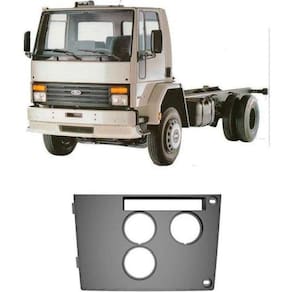 Moldura Instrumento Lateral Ford Cargo 95/01 Preto Ld