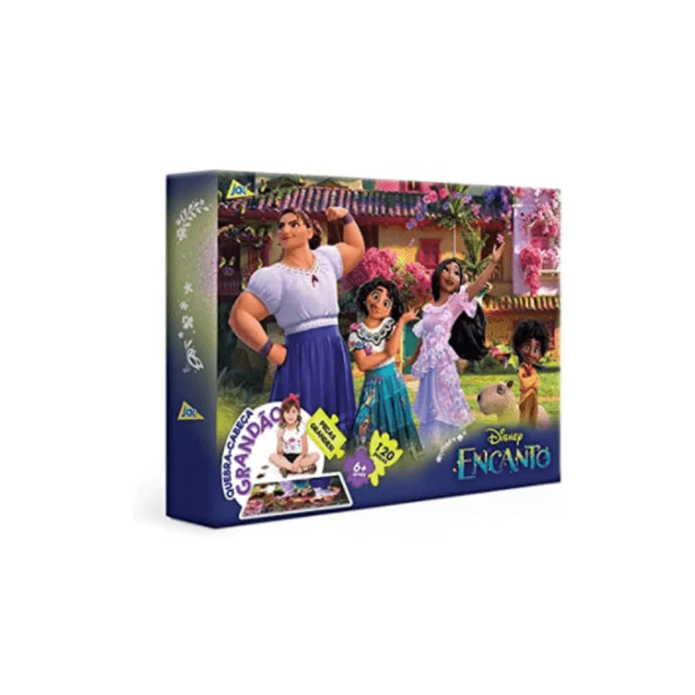 Quebra Cabeca 120 Grandao Pecas Encanto Disney Toyster TOYSTER