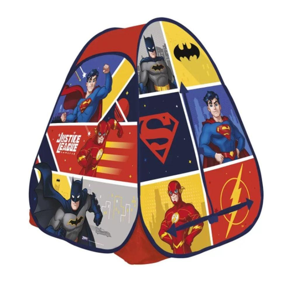 Barraca Portátil Infantil Liga Da Justiça Toca Zippy Toys
