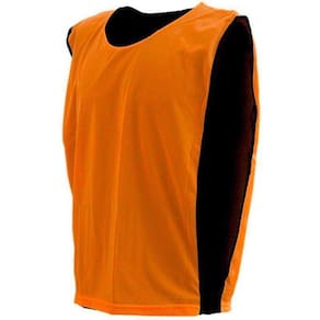 Kit com 10 Coletes Dupla Face TRB Laranja e Preto